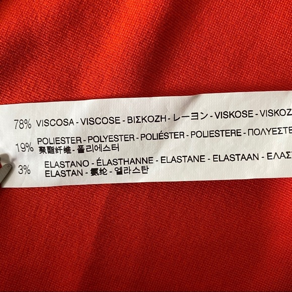 Zara Sleeveless Tank Top Orange - S - Picture 3 of 10